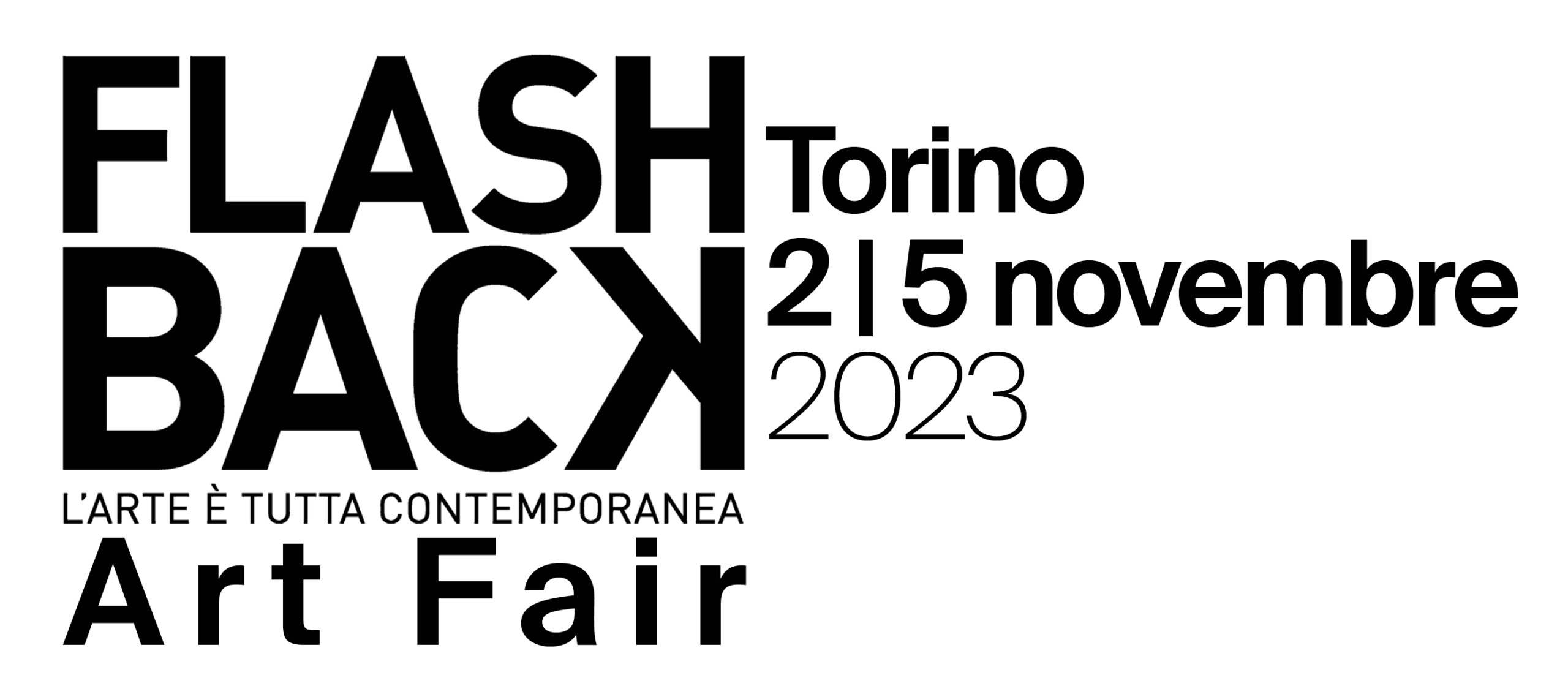 LOGO e date_Flashback Art Fair 2023